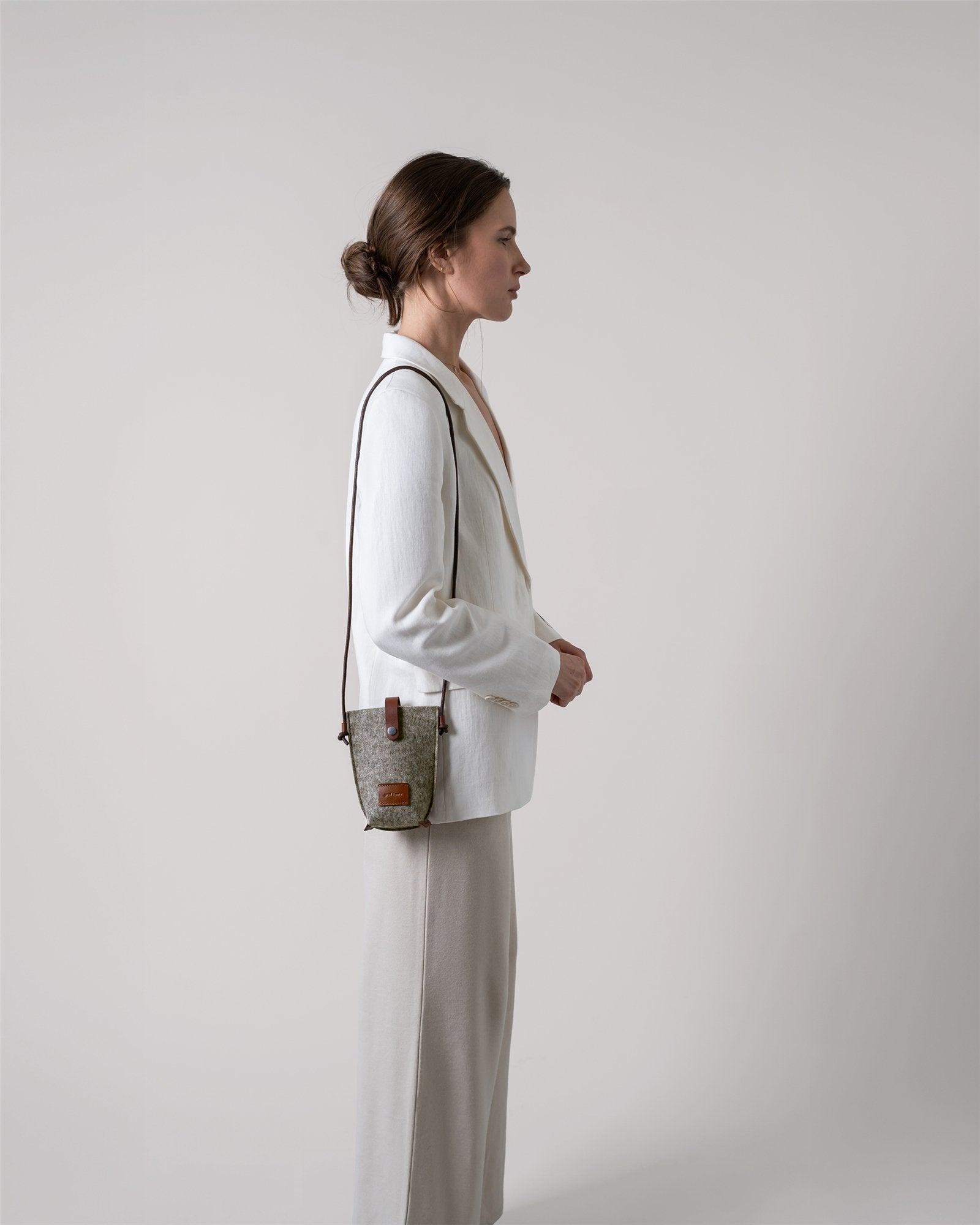 Hana Merino Wool Phone Crossbody