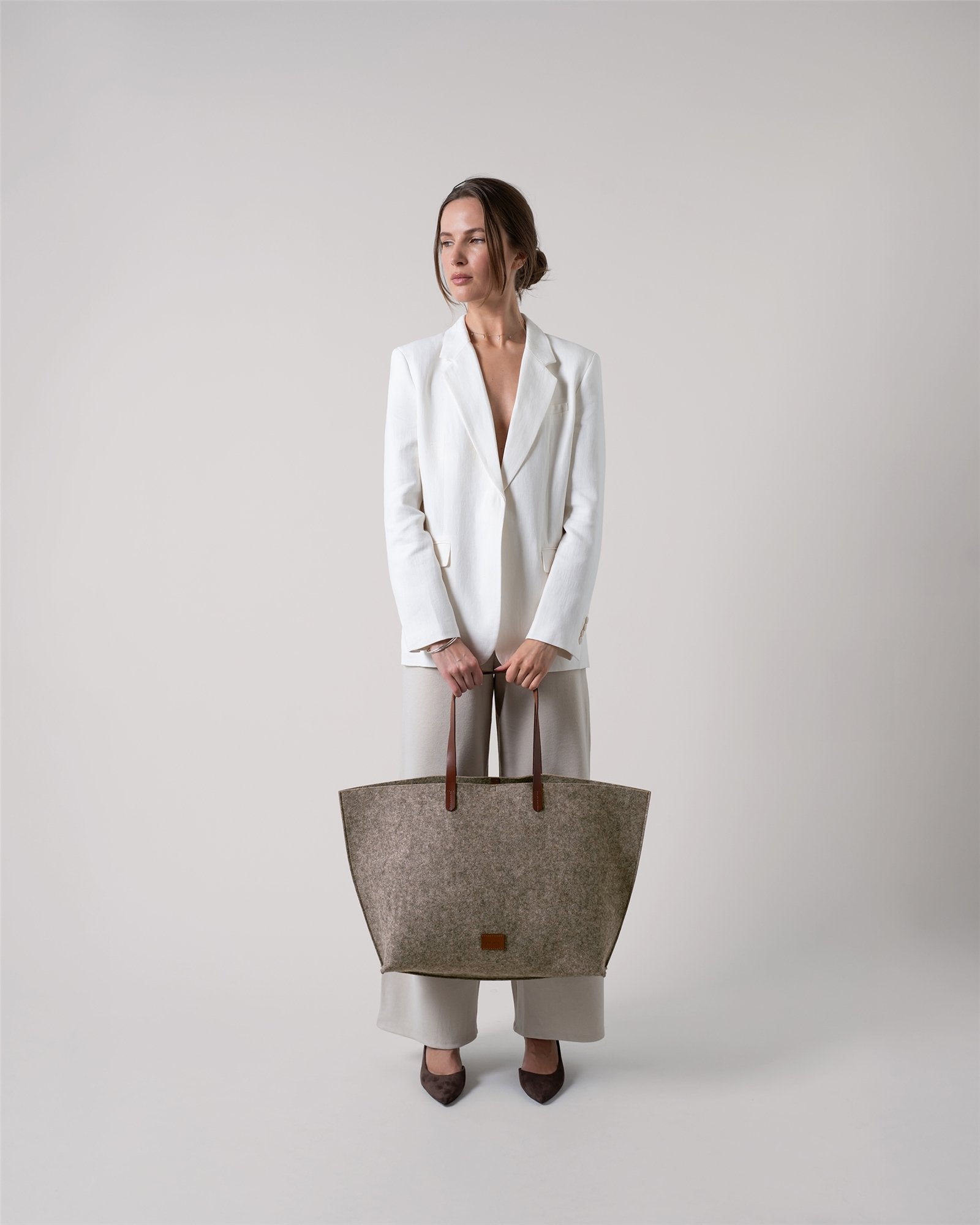 Hana Merino Wool Boat Bag