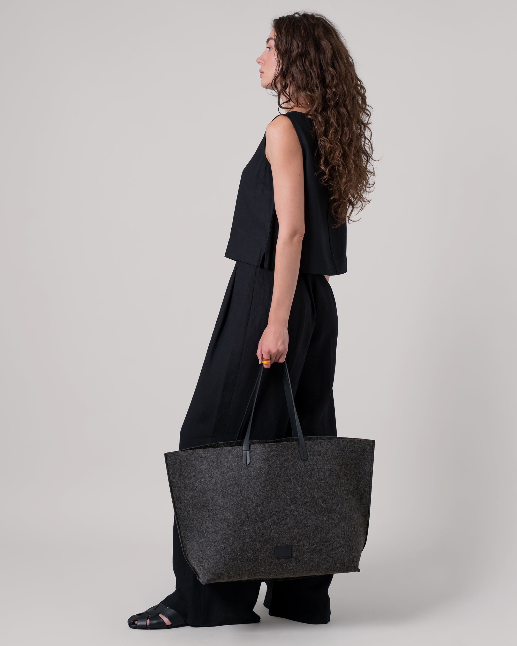 Hana Merino Wool Boat Bag