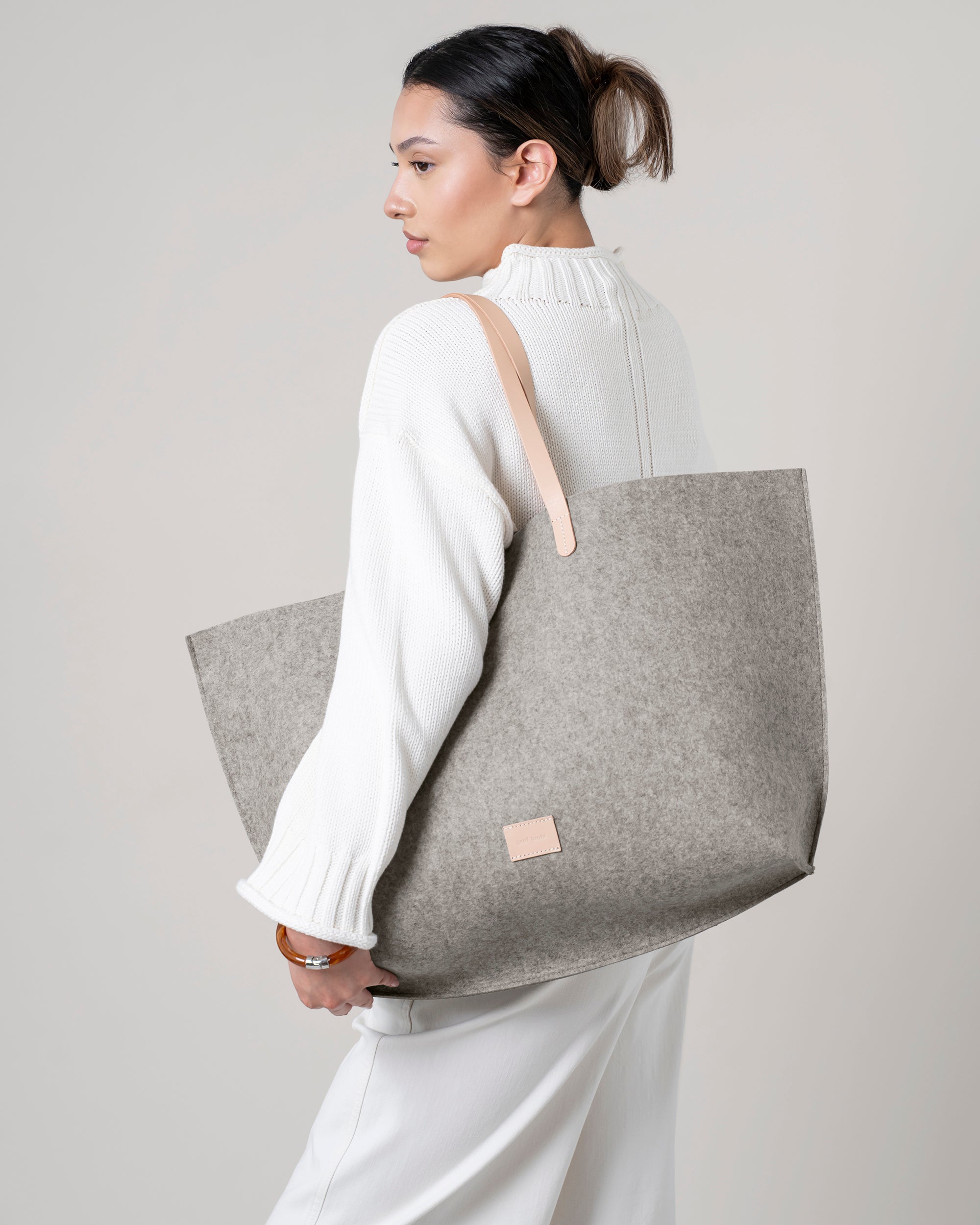 Hana Merino Wool Boat Bag