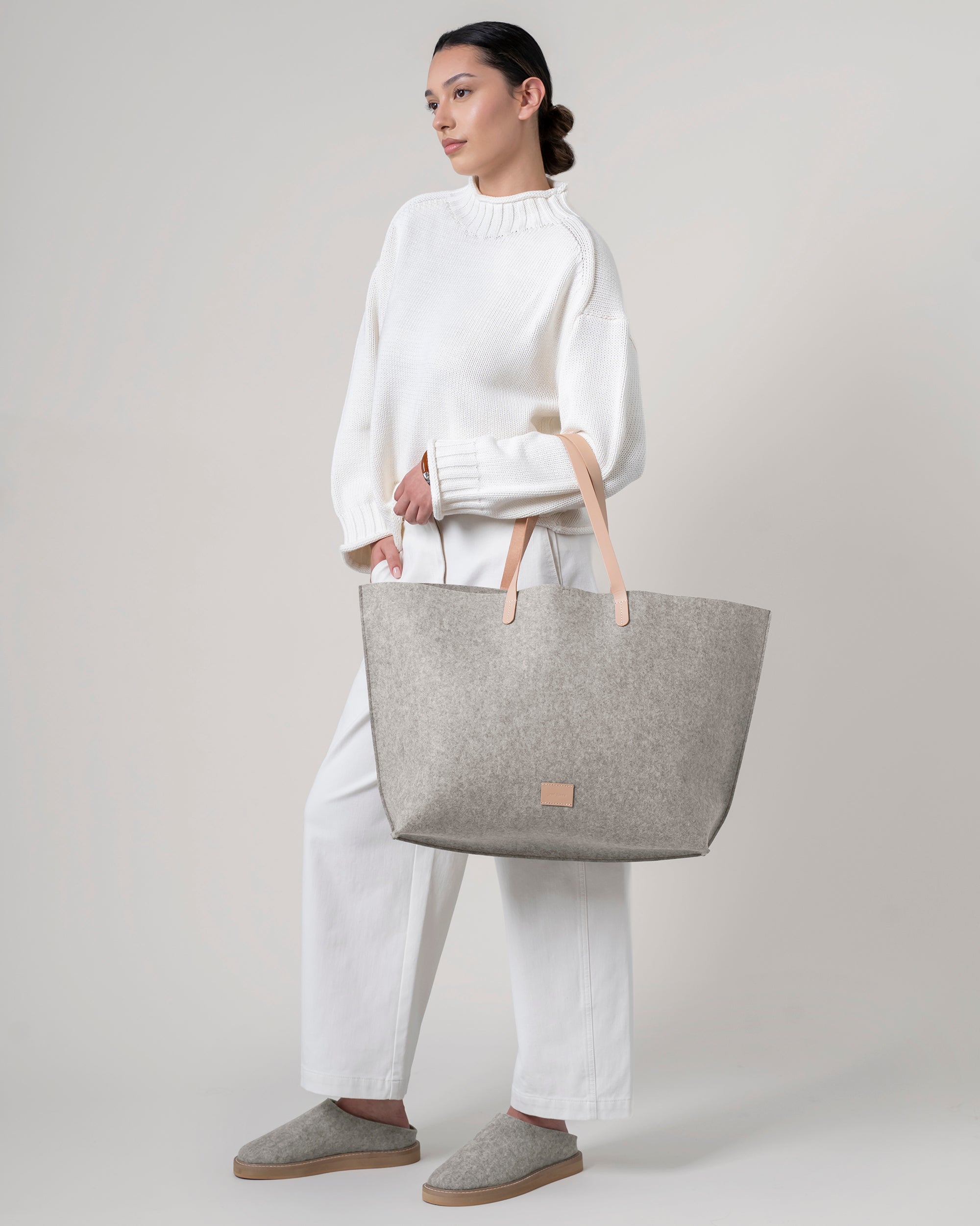 Hana Merino Wool Boat Bag