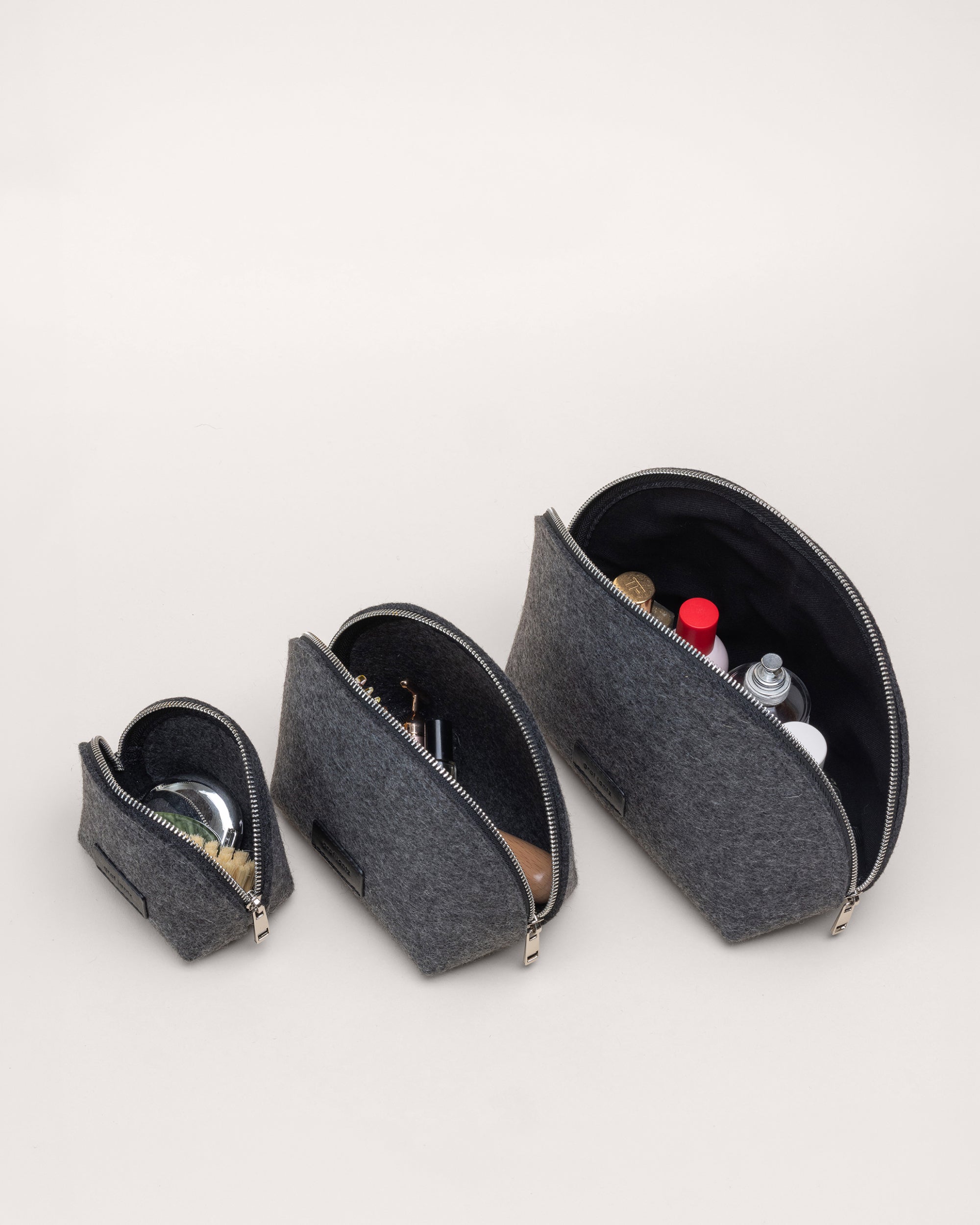 Pochi Merino Wool Large Pouch Set