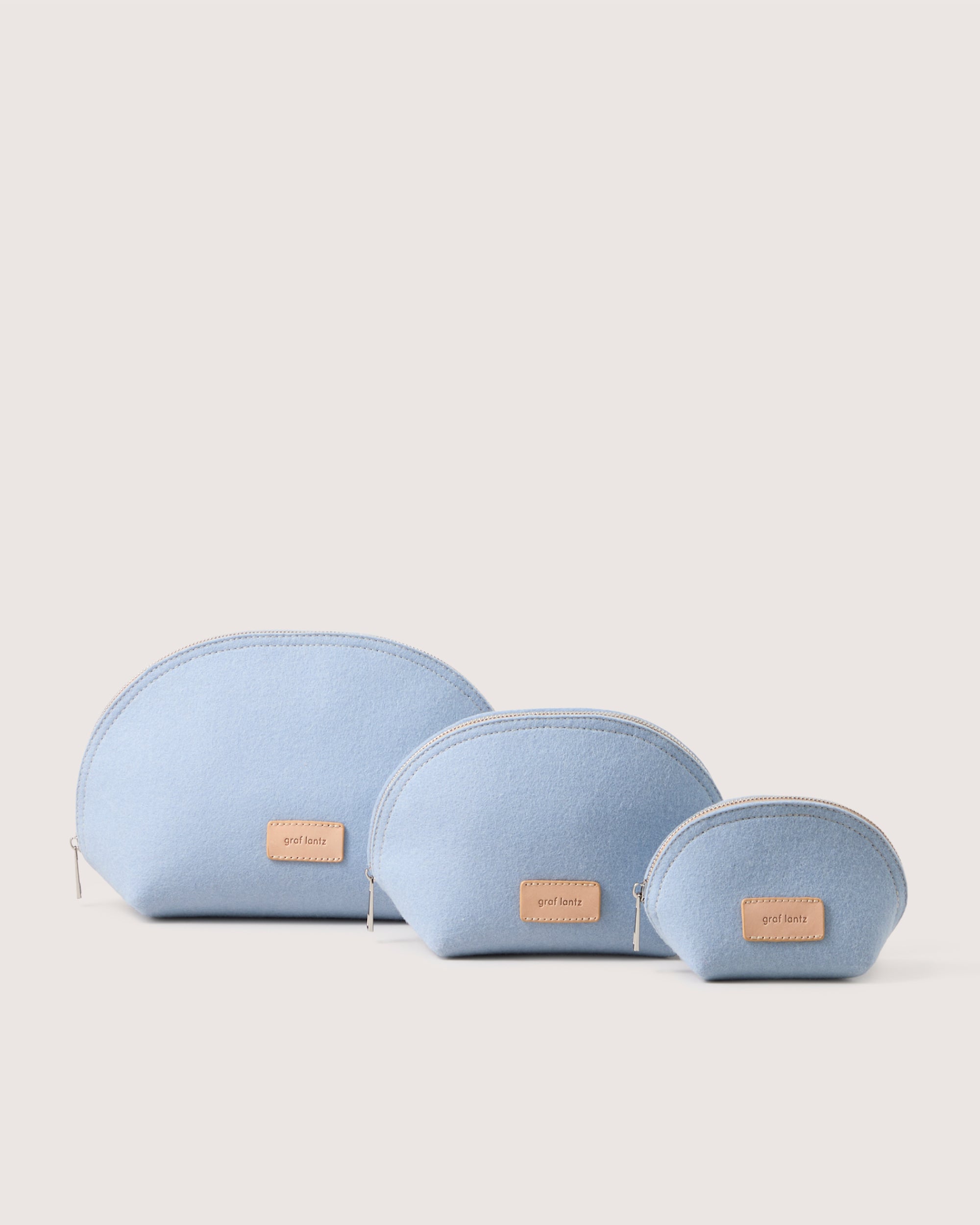 Pochi Merino Wool Large Pouch Set