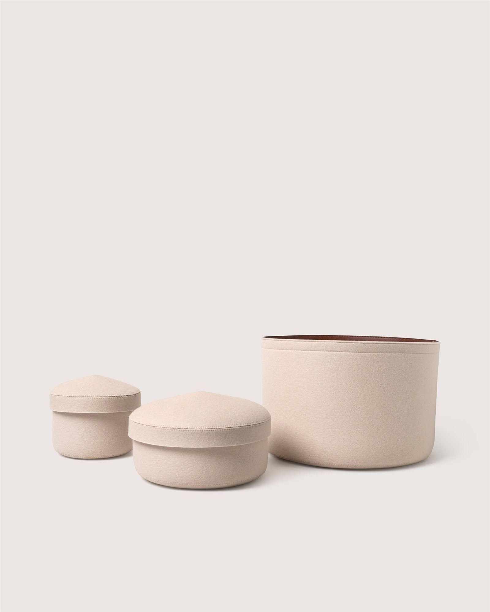 Merino Wool Medium Bin w/ Lid
