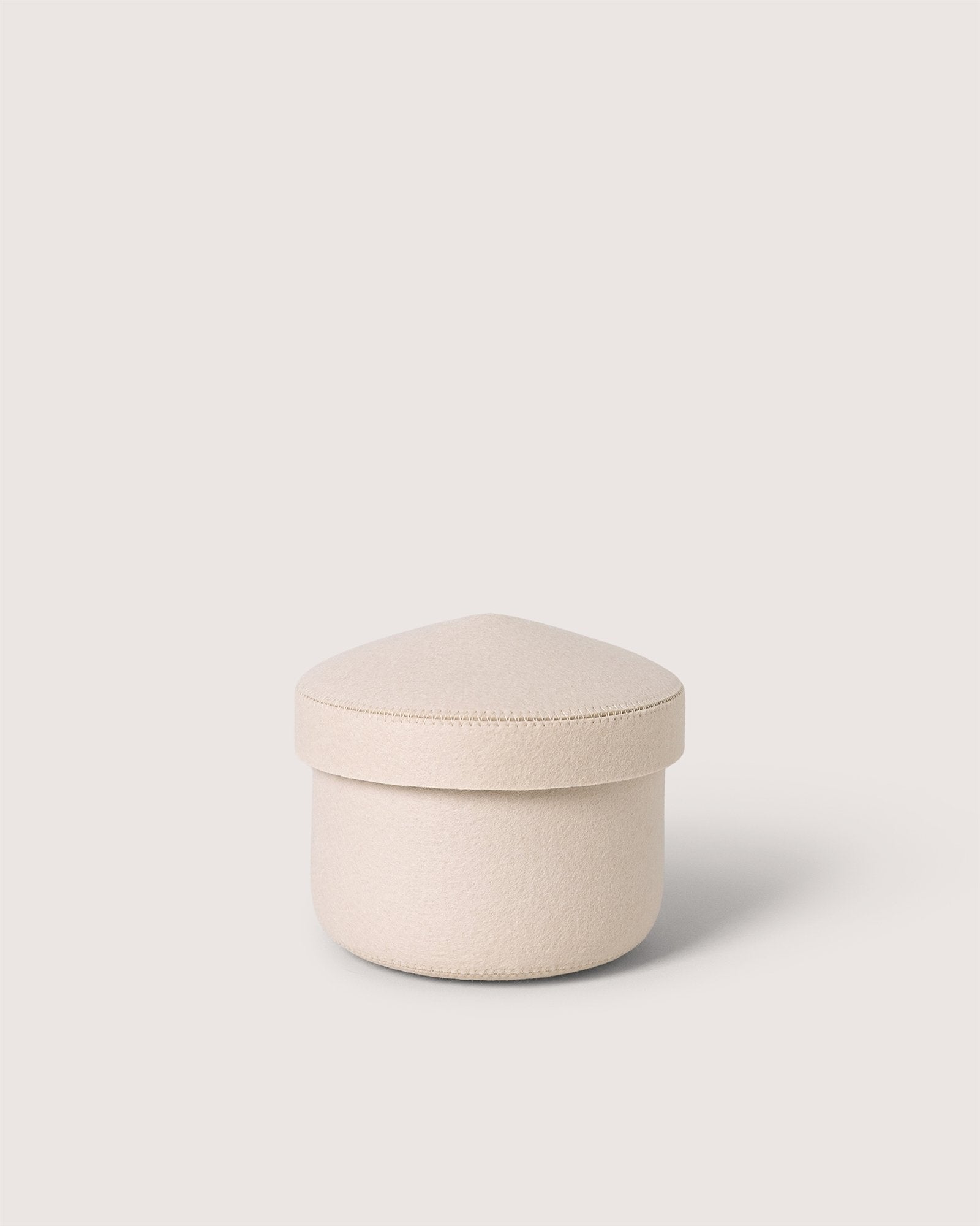 Merino Wool Small Bin w/ Lid