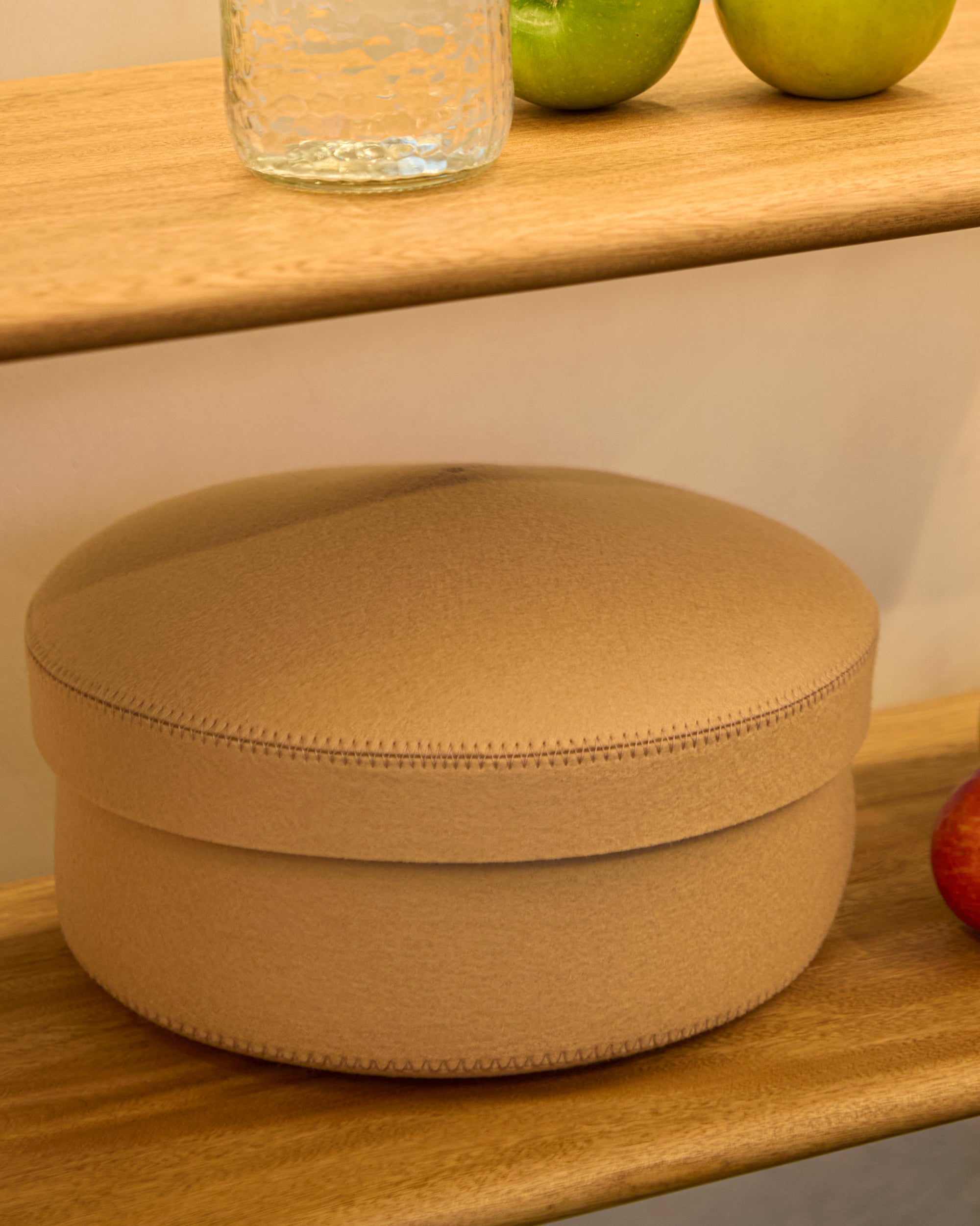 Merino Wool Medium Bin w/ Lid