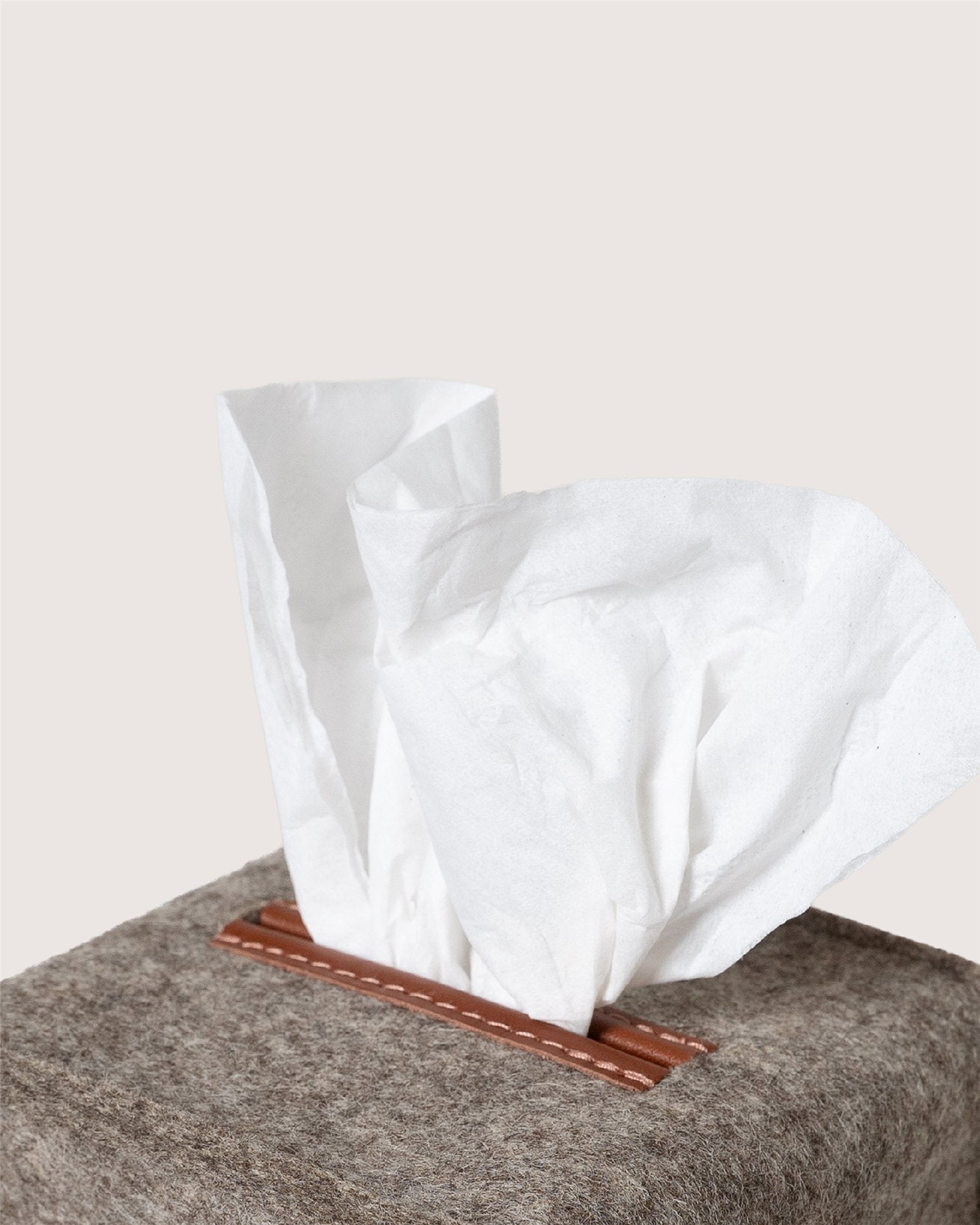 Merino Wool Small Tissue Box Cover