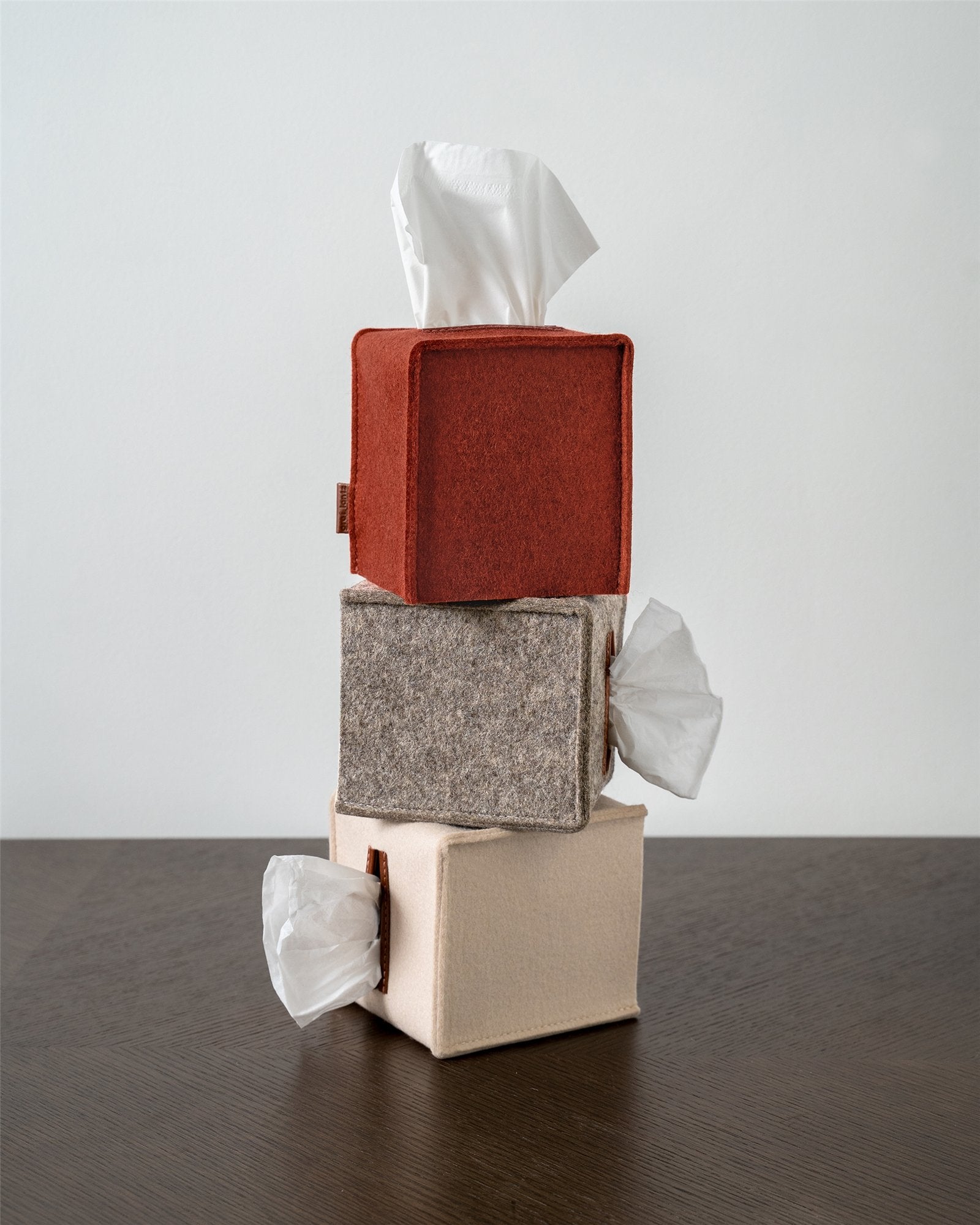 Merino Wool Small Tissue Box Cover