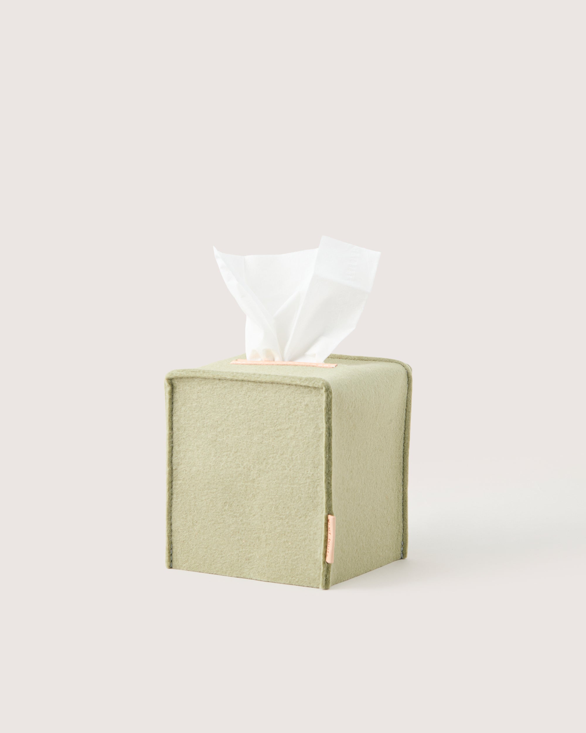 Merino Wool Small Tissue Box Cover — Final Sale