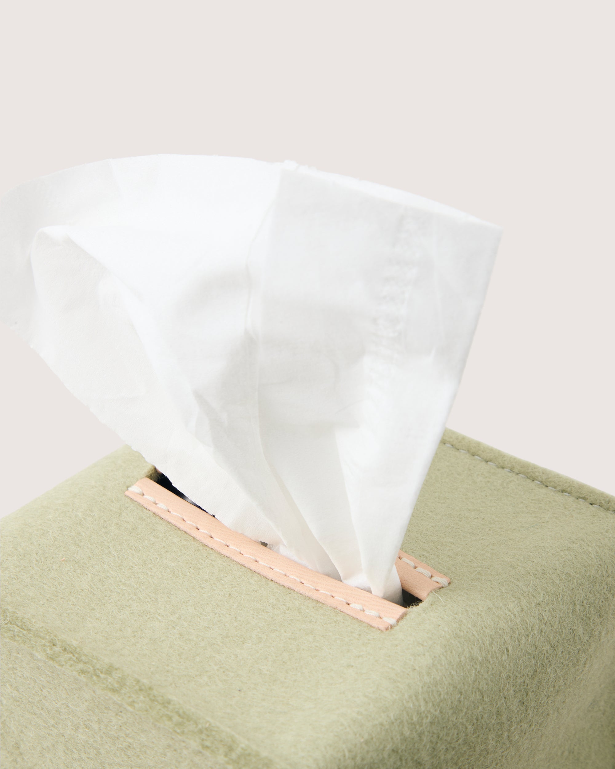 Merino Wool Small Tissue Box Cover — Final Sale