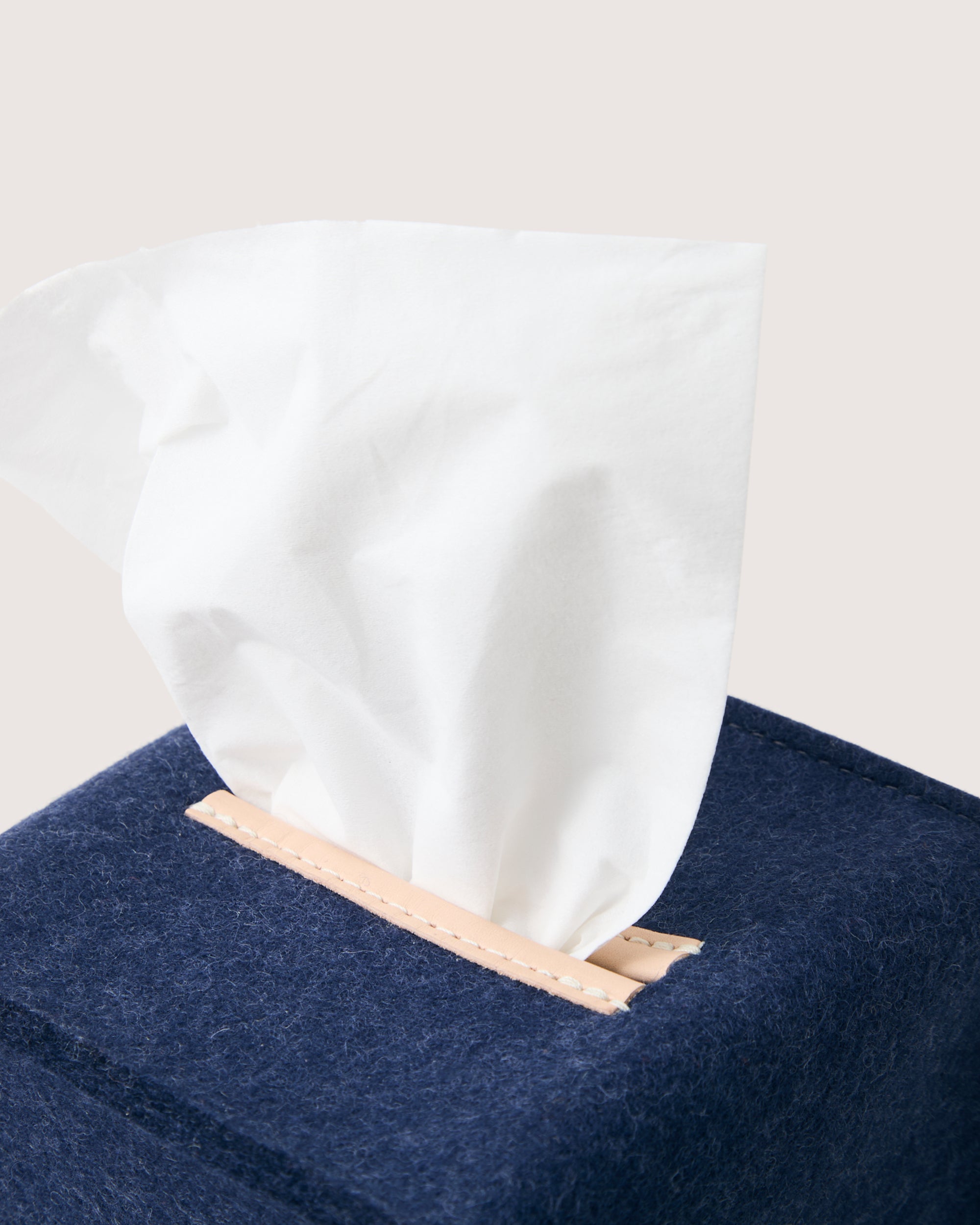 Merino Wool Small Tissue Box Cover — Final Sale