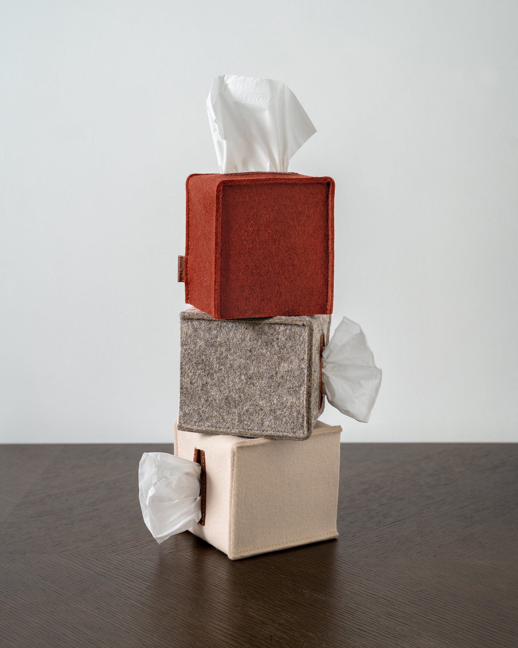 Merino Wool Small Tissue Box Cover