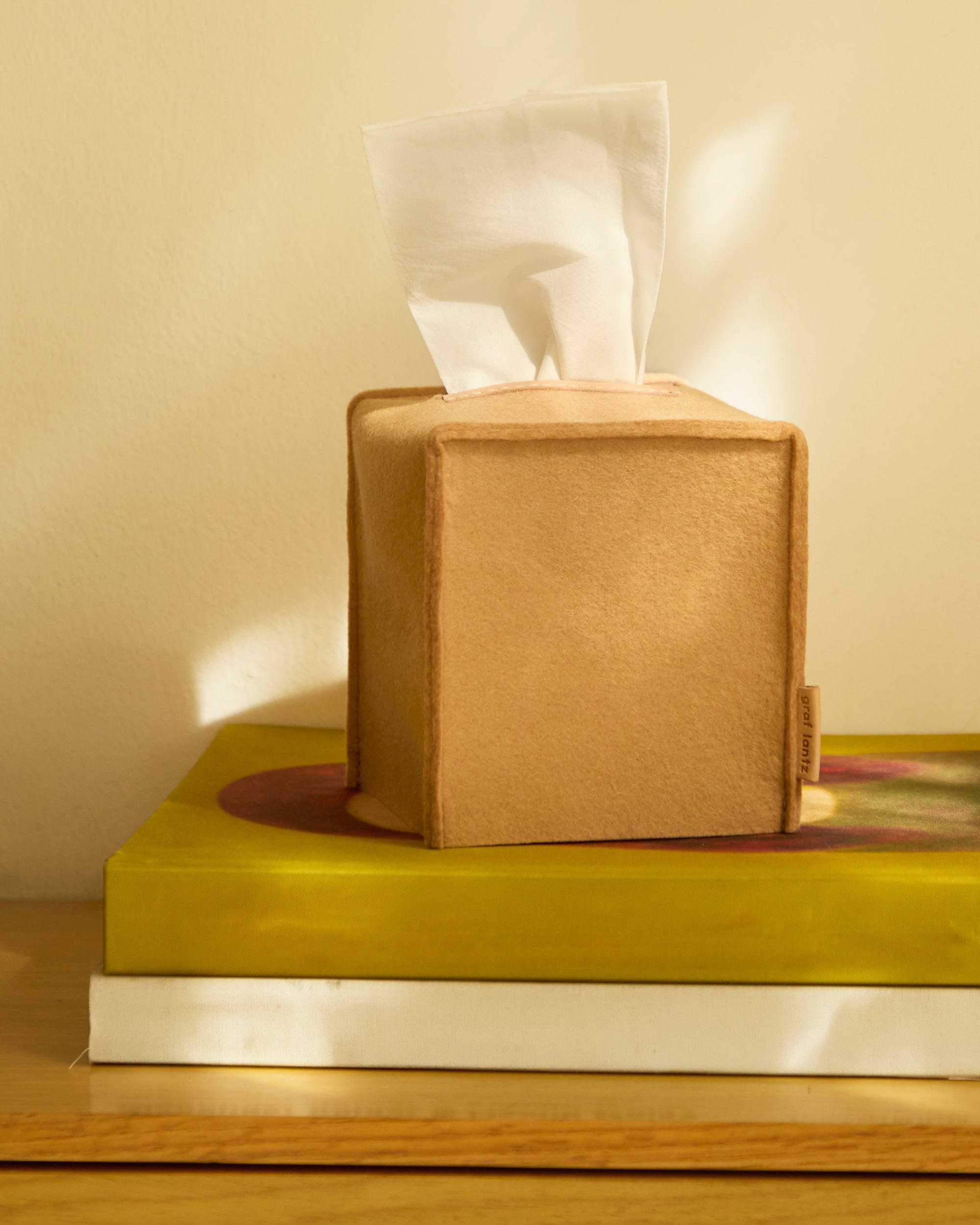 Merino Wool Small Tissue Box Cover