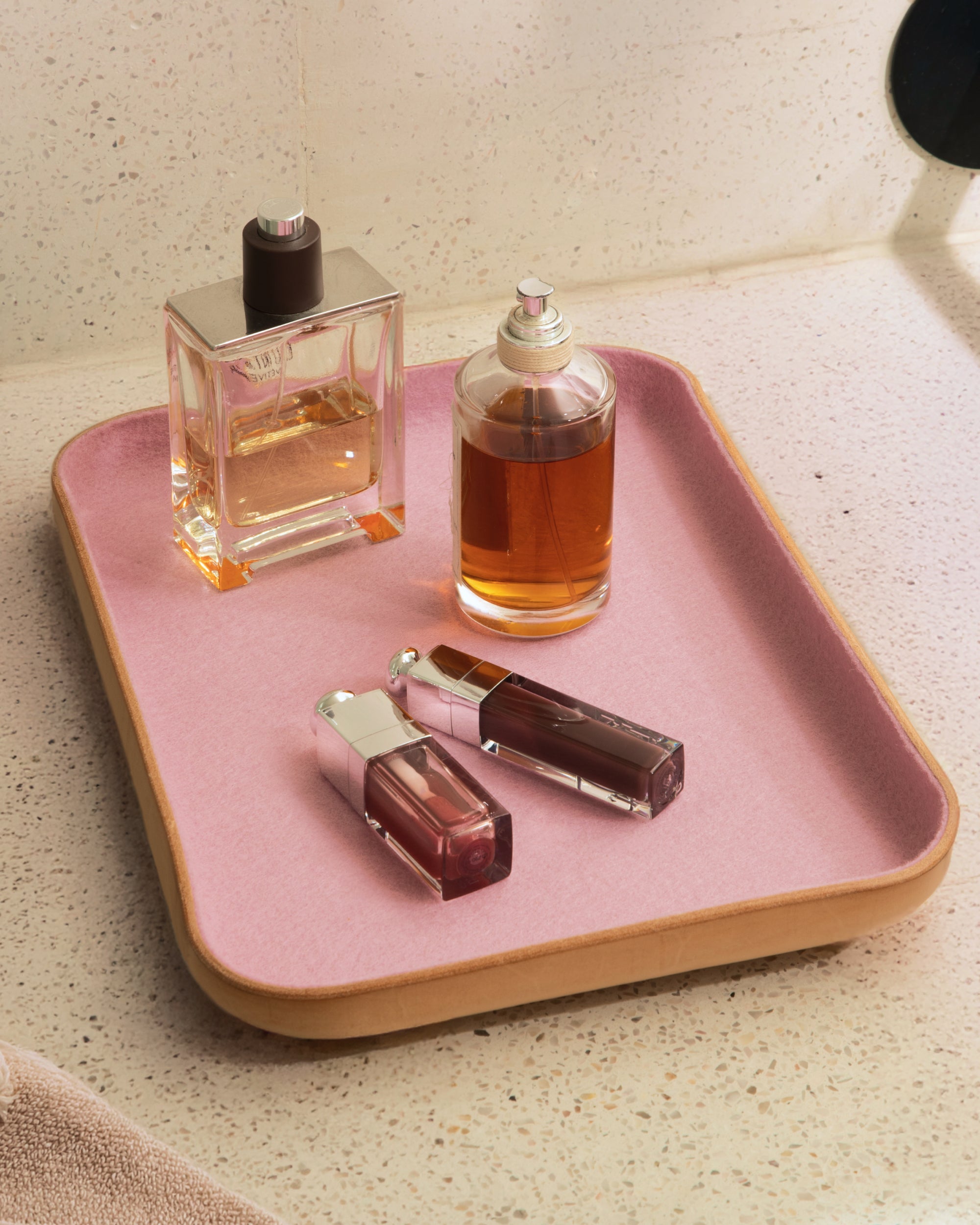 Kawabon Leather/Merino Wool Large Tray — Final Sale