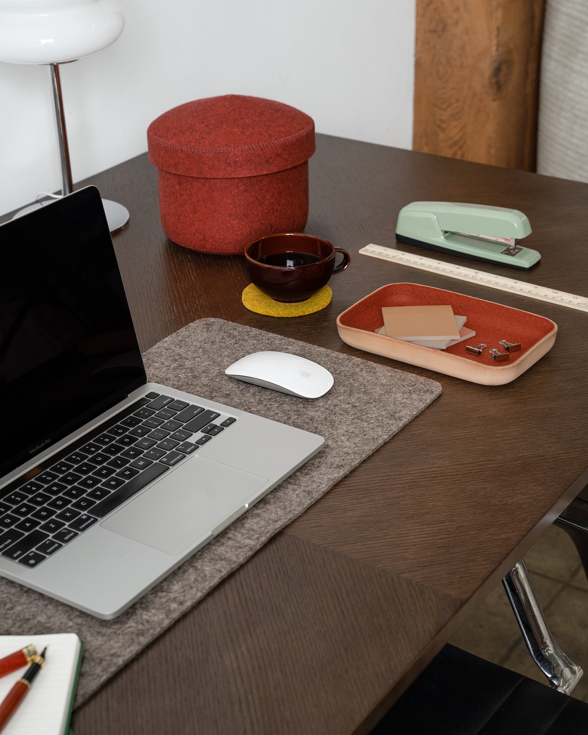 Mosen Merino Wool Medium Desk Pad