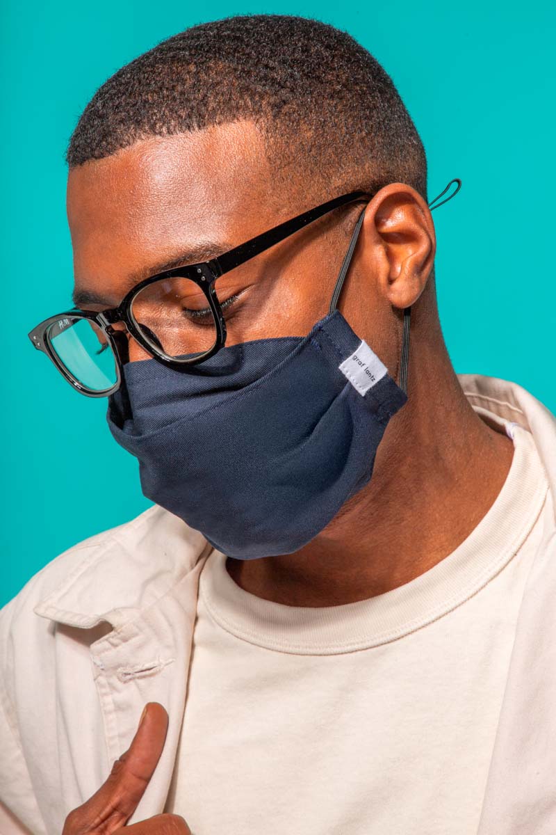 Petite Zenbu Organic Cotton Face Mask - Ear Band (4812692062317)