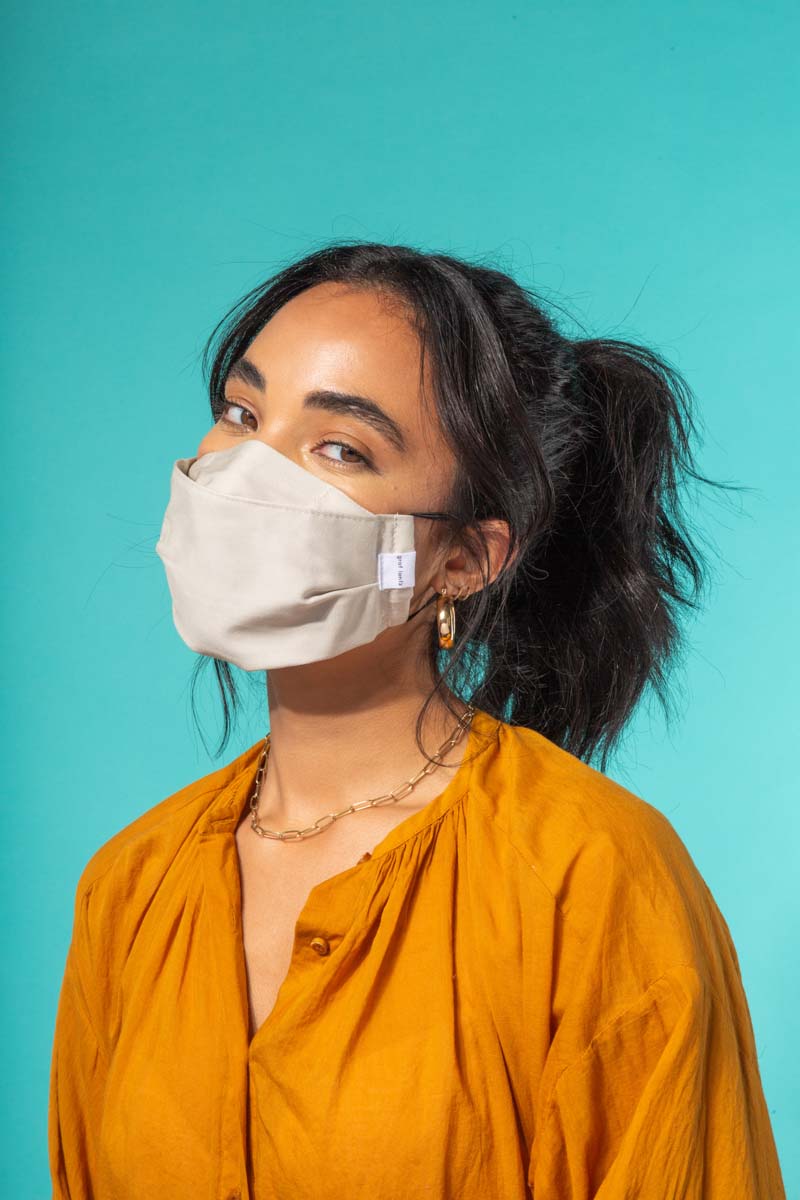 Petite Zenbu Organic Cotton Face Mask - Ear Band (4799643975789)